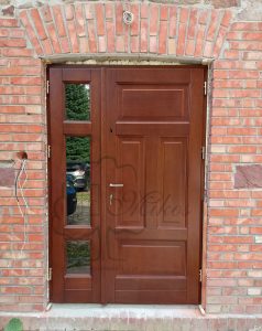 Drzwi zewnętrzne MICHAŁ (profilowe) z dostawką boczną otwieraną 