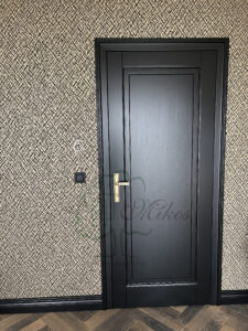 Czarne drzwi wewnętrzne JULIA bez poprzeczki