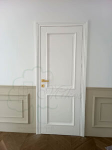 Drzwi wewnętrzne bezprzylgowe model JULIA z poprzeczką (listwowane)