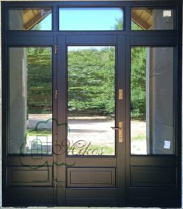 Drzwi wejściowe ROMAN SC z dostawkami i naświetlem, wym. 250x282cm