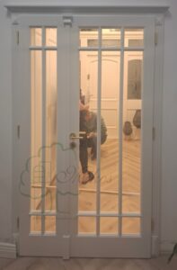 Drzwi wewnętrzne LUIZA z dostawką boczną otwieraną