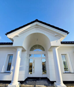 Drzwi wejściowe Parkowa model PIOTR (listwa płaska)