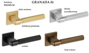 Kolekcja klamek model GRANADA fit