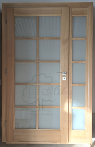 Drzwi wewnętrzne ZOSIA S10 szpros naklejany (z dostawką boczną)