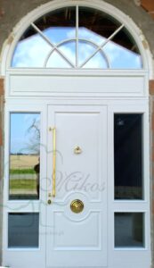 Drzwi wejściowe model AMADEUSZ (frezowane płyciny)